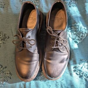 Dr Martens 1461 Mono Oxford 3 Eyed Black Shoes *MINT*